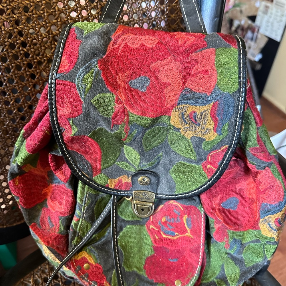 Patricia Nash Embroidered Backpack